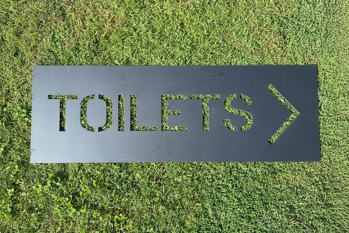 Toilets sign