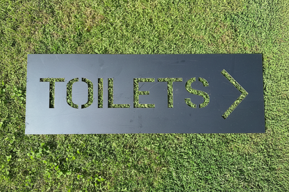 Toilets sign