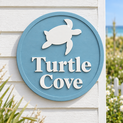 Turtle Cove sign preview