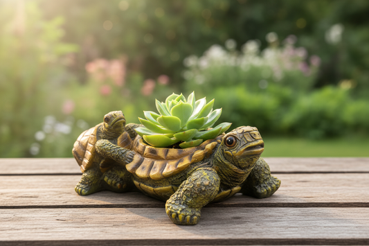 Turtle Planter — Rustic Timber