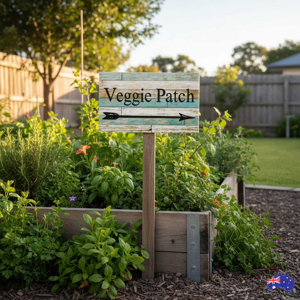 Veggie Patch garden sign