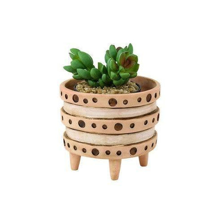 Pot Planter Funky Vera Dot Dots - The Renmy Store Homewares & Gifts 