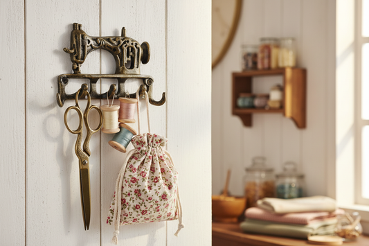 Vintage Sewing Machine Hook - Sewing Room
