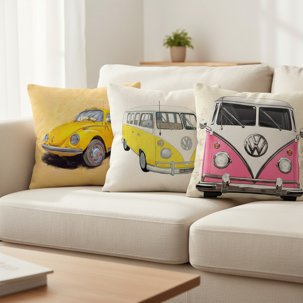 VW cushions group — cream sofa lifestyle