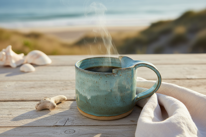 Whale Tail Mug Lifestyle - Side