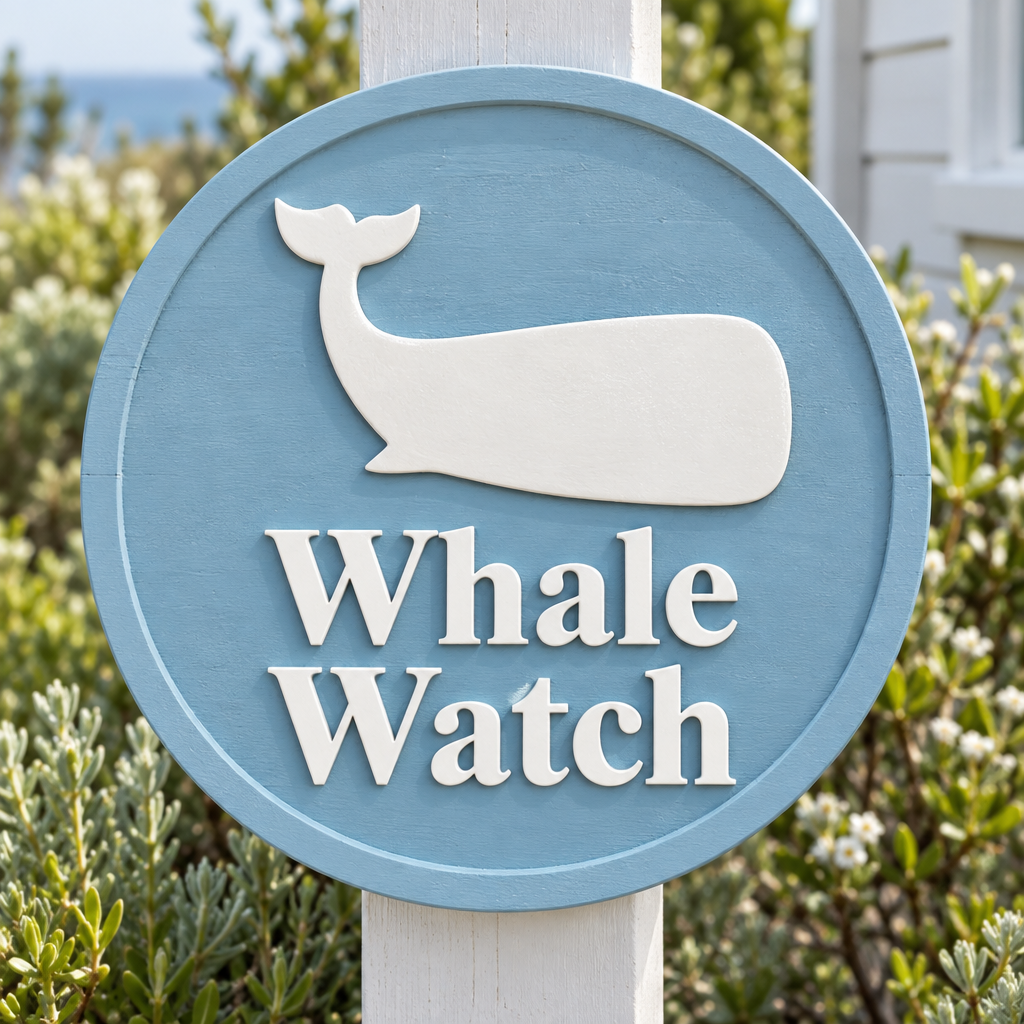 Whale Watch sign preview