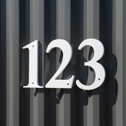 White Multi Digit