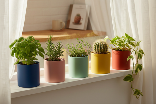Windowsill Kitchen - No Tray Pots