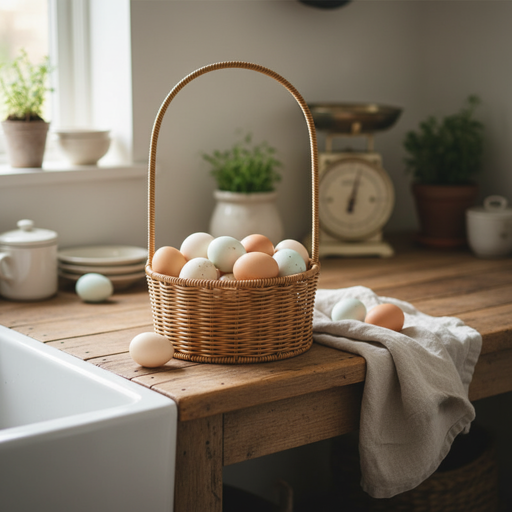 Woven Basket — Egg Collection