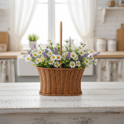 Woven Basket — Flower Display