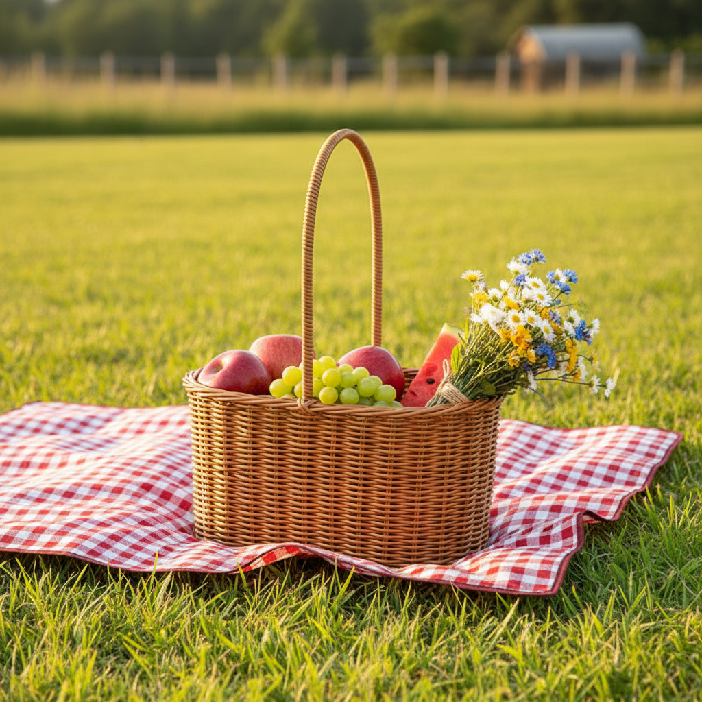 Woven Basket — Picnic