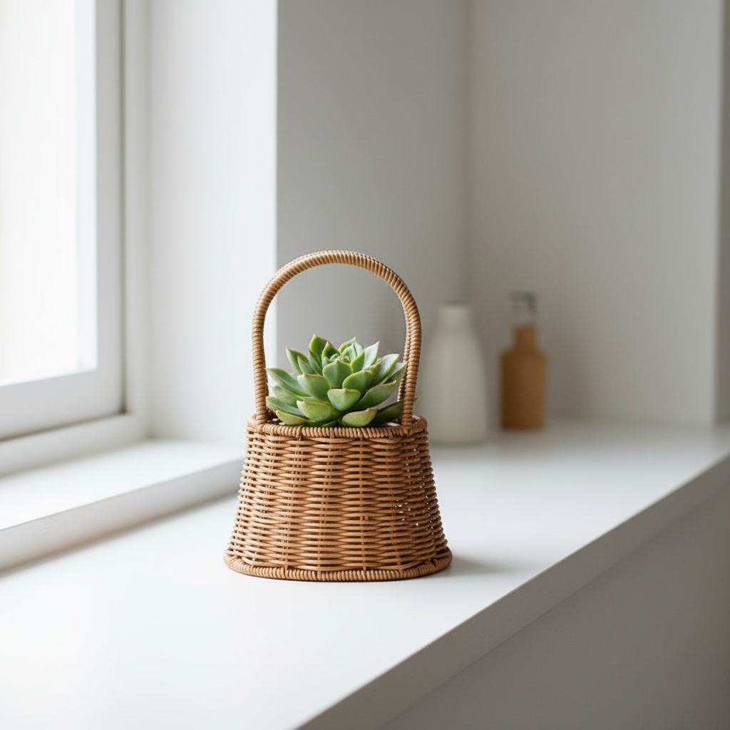 Woven Basket — Plant Pot