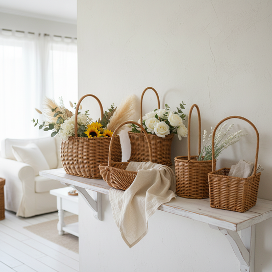 Woven Baskets — Shelf Display