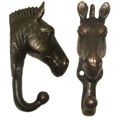 Zebra African Style Rustic Hook - The Renmy Store Homewares & Gifts 