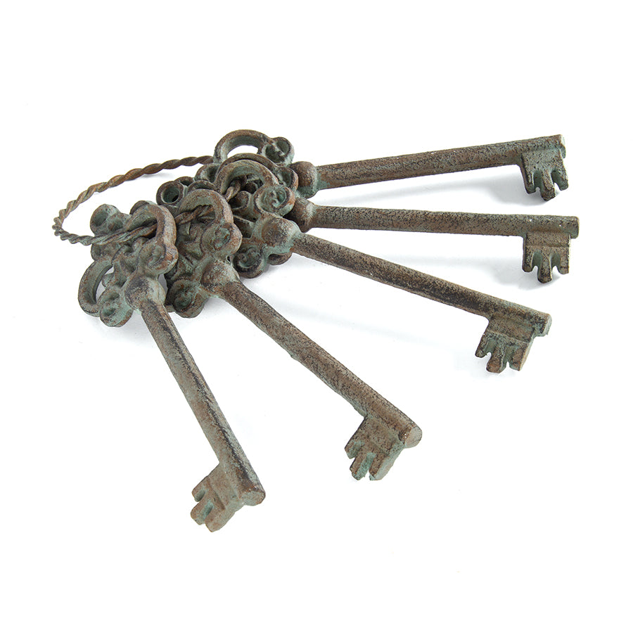 Keys Key Antique Green Vintage - The Renmy Store