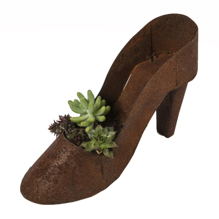 Shoe Rustic Vintage Country Plant Pot Planter - The Renmy Store Homewares & Gifts 