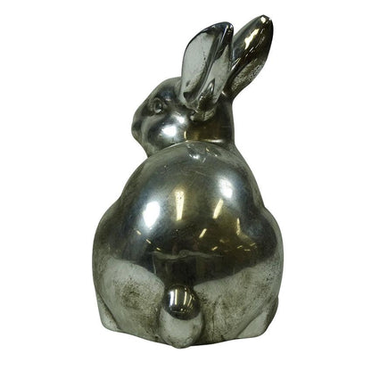 Rabbit Boppity Vintage Silver Ornament - The Renmy Store Homewares & Gifts 