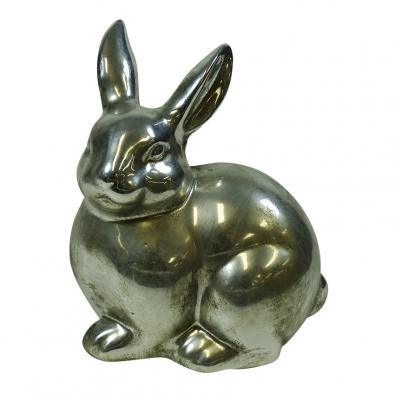 Rabbit Boppity Vintage Silver Ornament - The Renmy Store Homewares & Gifts 