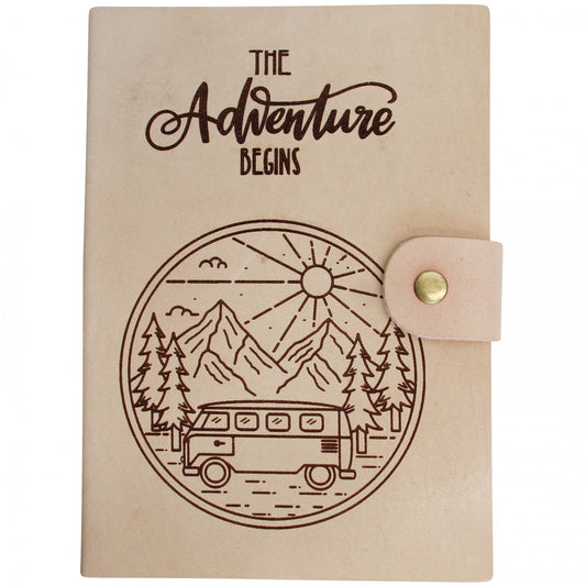 Leather Journal Diary Note Kombi Adventures