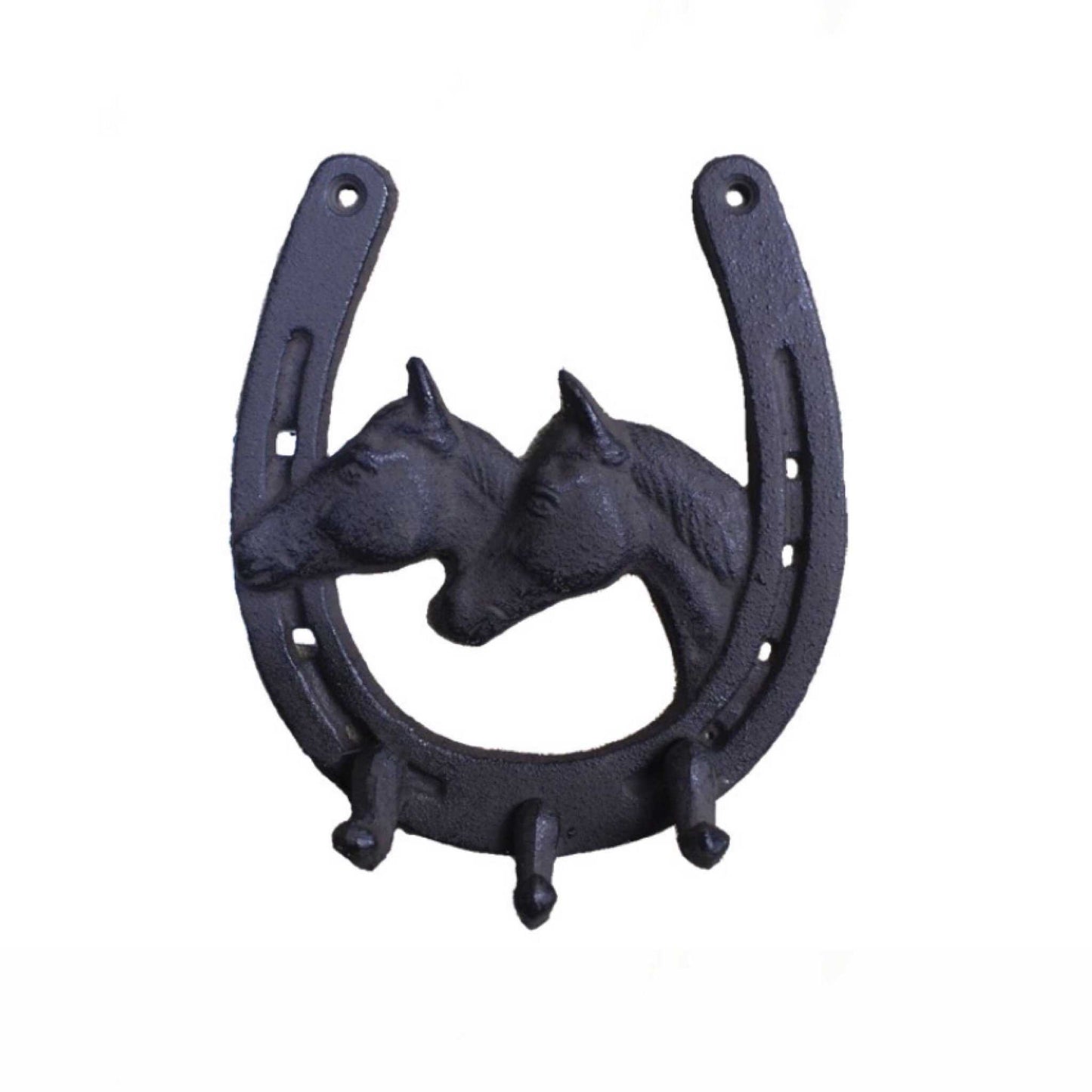 Hook Horse Shoe Rustic Cast Iron