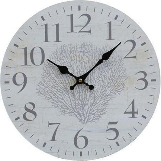 Clock Wall Coral Beach House - The Renmy Store Homewares & Gifts 