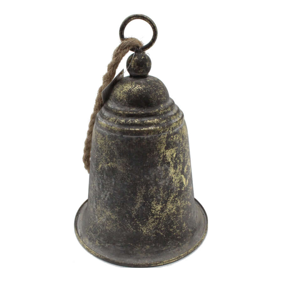 Bell Hanging Rustic Gold Large - The Renmy Store Homewares & Gifts 