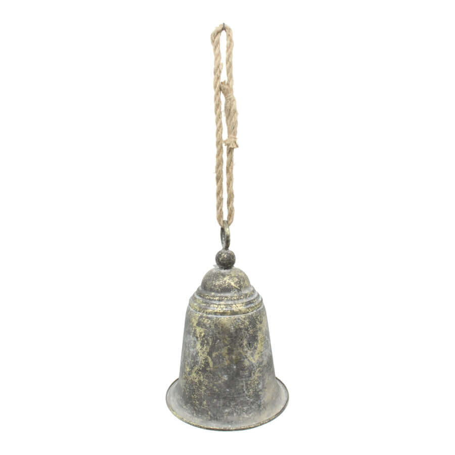 Bell Hanging Rustic Gold Large - The Renmy Store Homewares & Gifts 