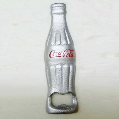Coke Cola Bottle Silver Bottle Opener - The Renmy Store
