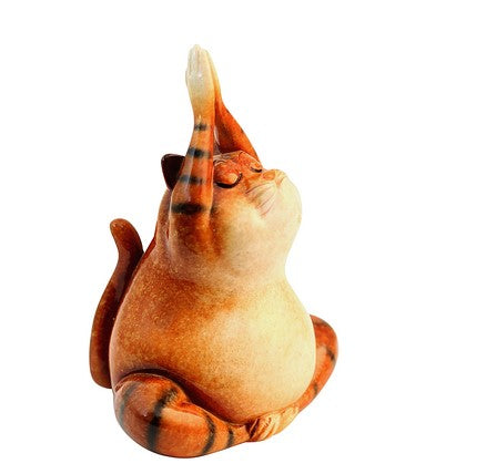Cat Yoga Zen Ginger Ornament - The Renmy Store Homewares & Gifts 