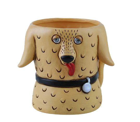 Dog Goldie Pot Plant Planter Short - The Renmy Store