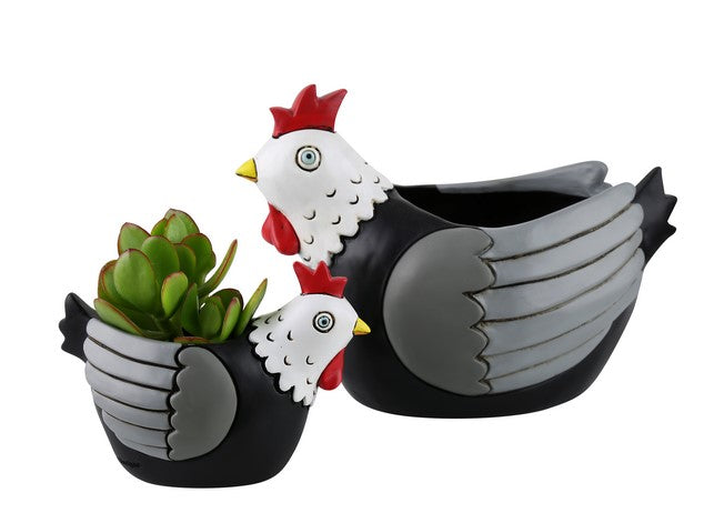 Chicken Chook Pot Plant Large - The Renmy Store