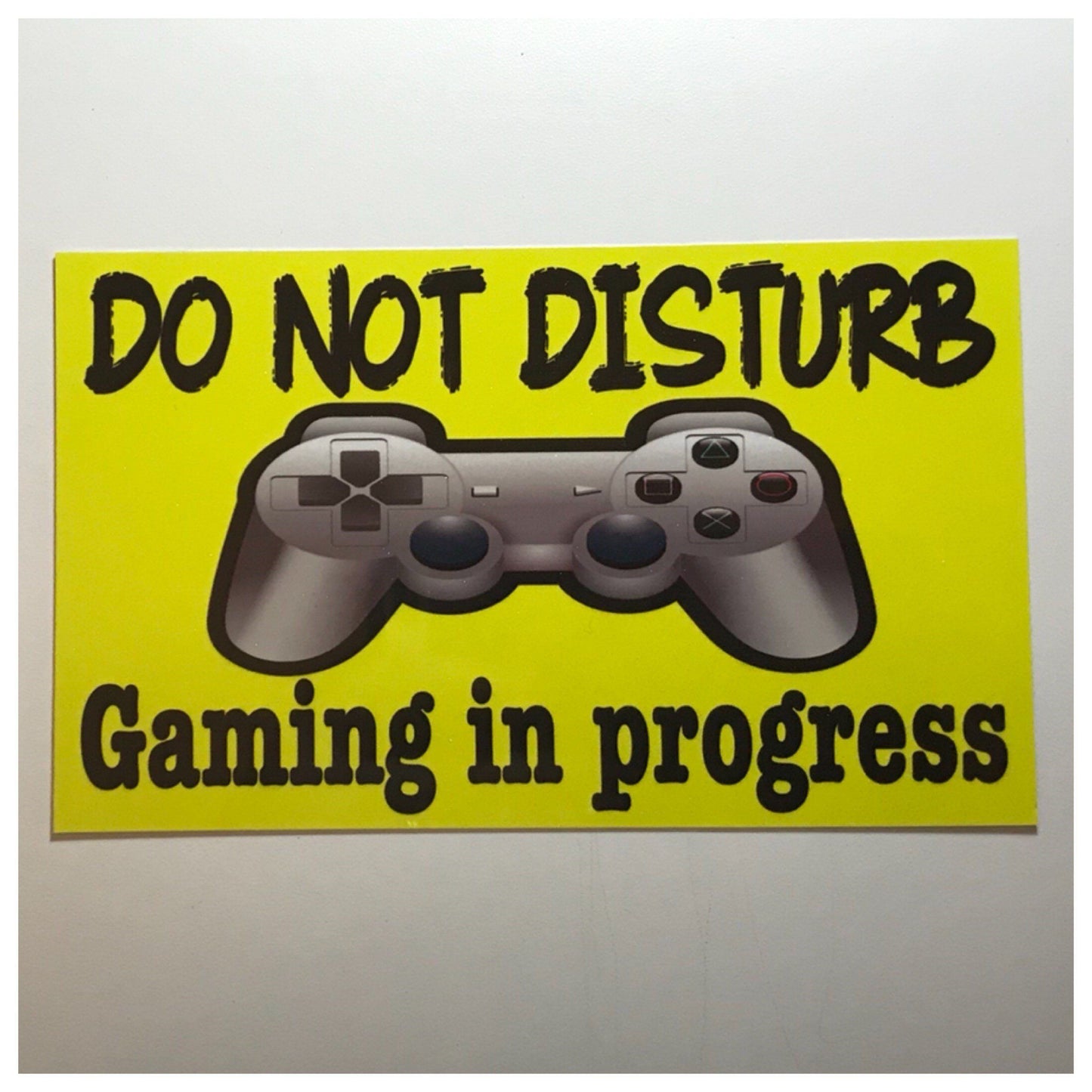 Playstation Gaming In Progress Do Not Disturb Sign