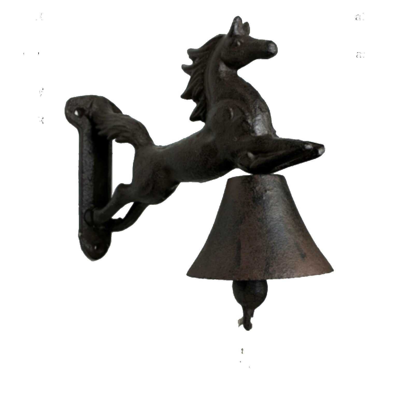 Door Bell Horse Rustic Cast Iron