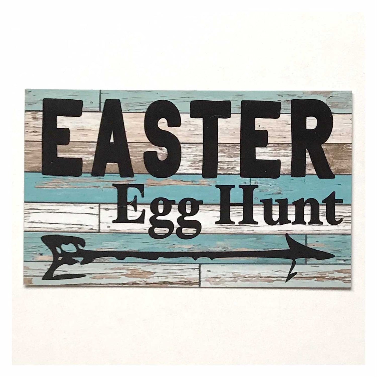 Easter Egg Hunt Sign Wall Plaque or Hanging