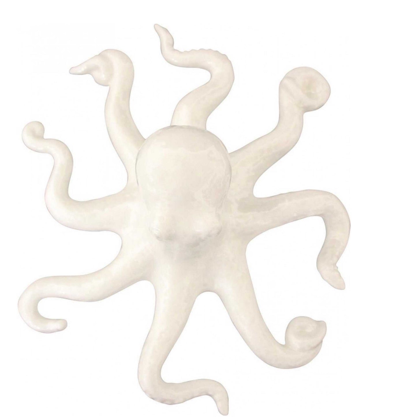 Octopus White Ocean Ornament