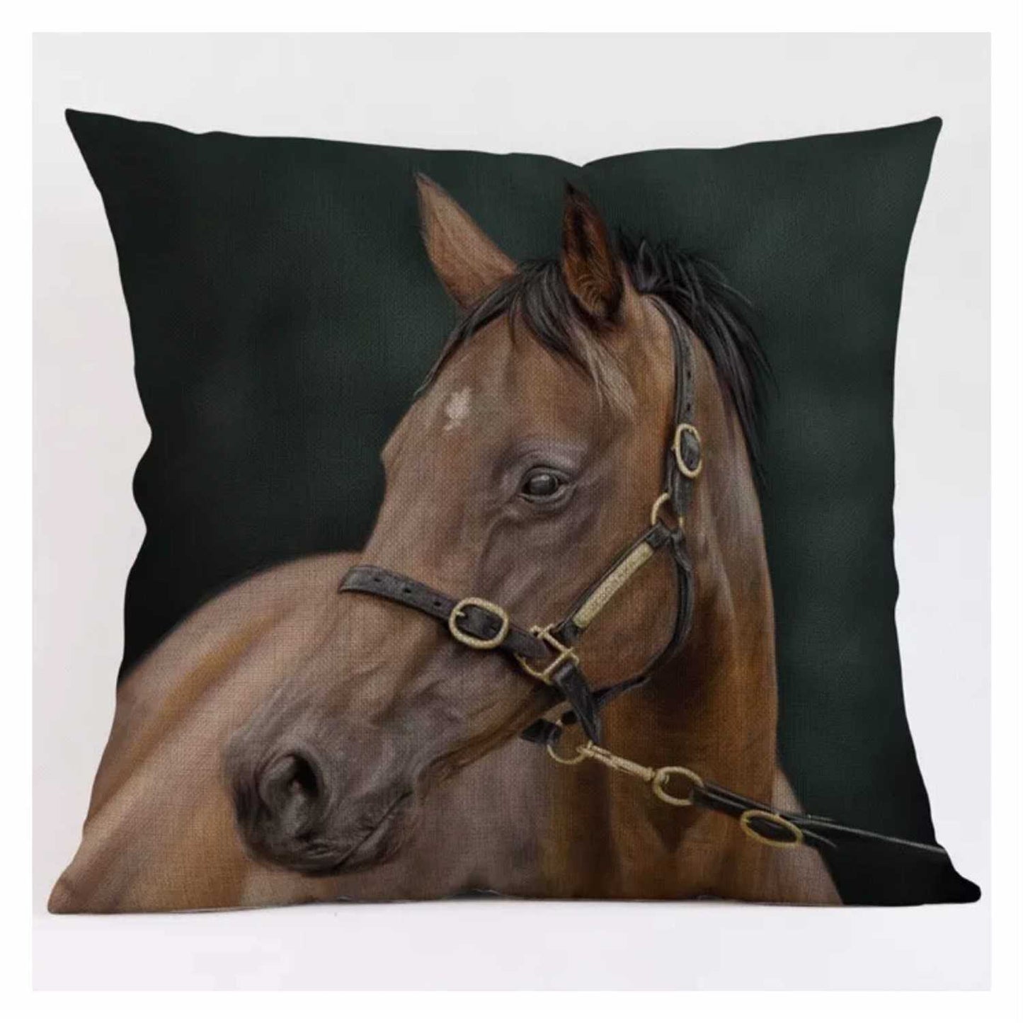Cushion Pillow Brown Horse