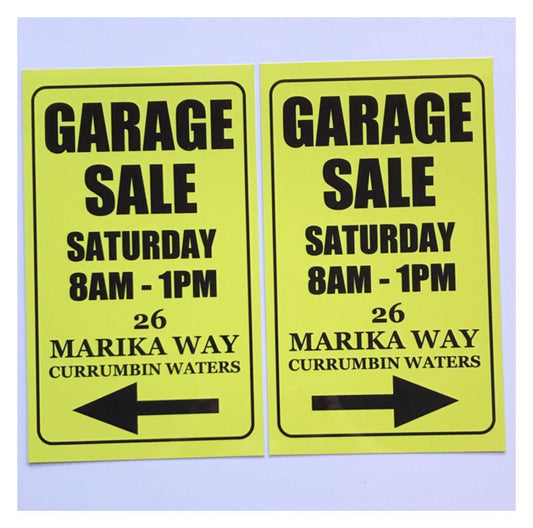 Garage Sale Custom Sign