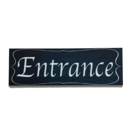 Entrance Vintage Black Sign - The Renmy Store Homewares & Gifts 