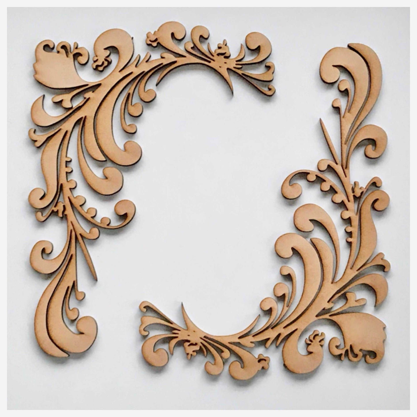 Decorative French Scroll Border MDF Wooden