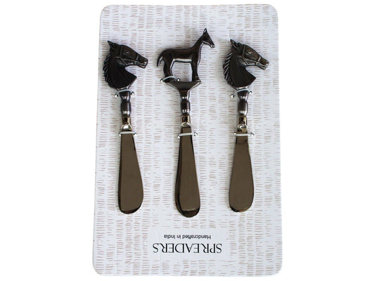 Spreader Knife Set of 3 Country Horse