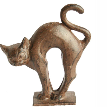 Cat Cast Iron Door Stop Doorstop - The Renmy Store Homewares & Gifts 