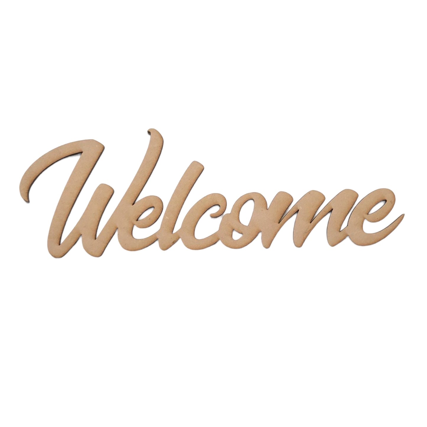 Welcome Sign Rustic Vintage MDF Wood DIY Art Craft - The Renmy Store Homewares & Gifts 