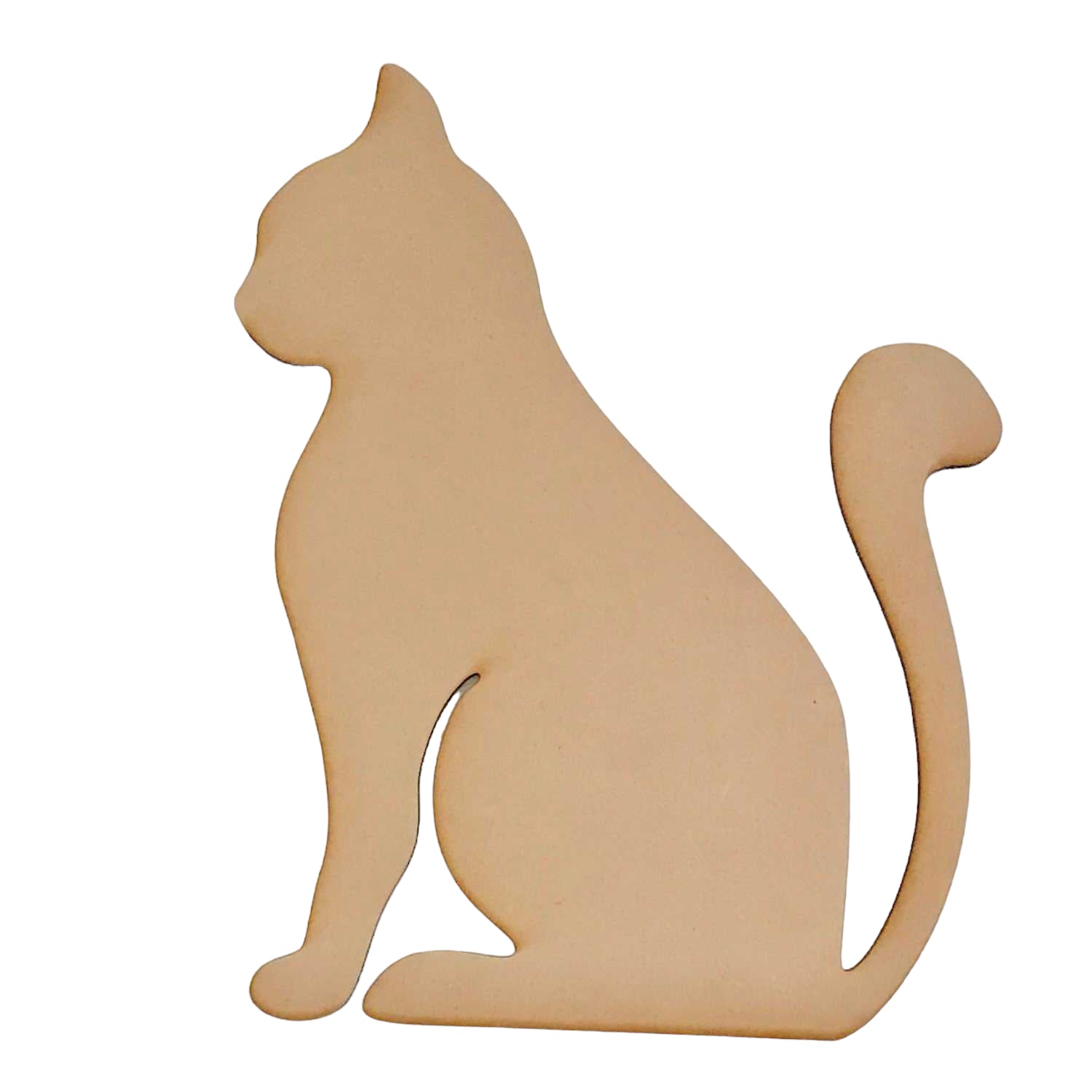 Cat Design 2 DIY Raw MDF Timber - The Renmy Store Homewares & Gifts 