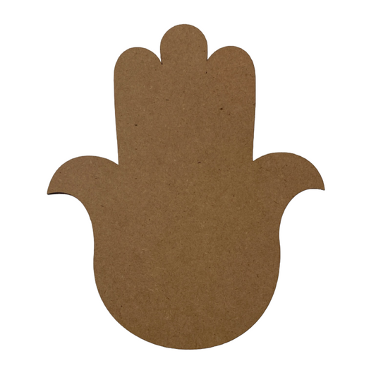Hand Hamsa DIY Raw MDF Timber - The Renmy Store Homewares & Gifts 