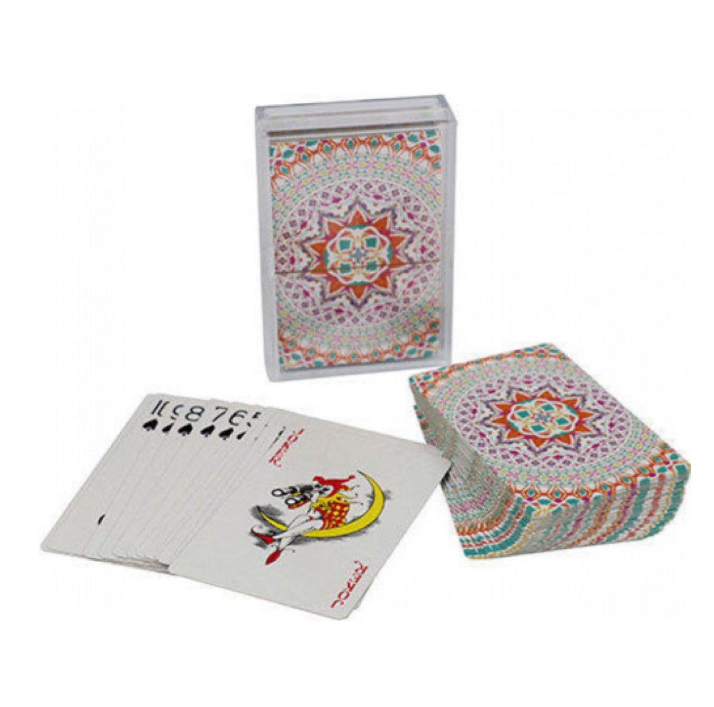 Playing Cards Mandala Pattern with box - The Renmy Store Homewares & Gifts 