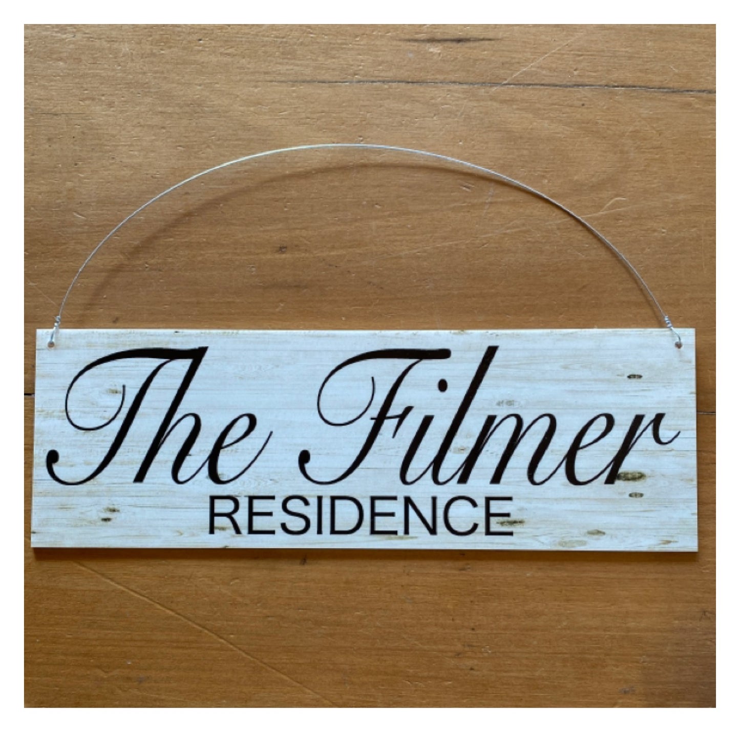 Family Residence Custom Personalised House Sign - The Renmy Store Homewares & Gifts 