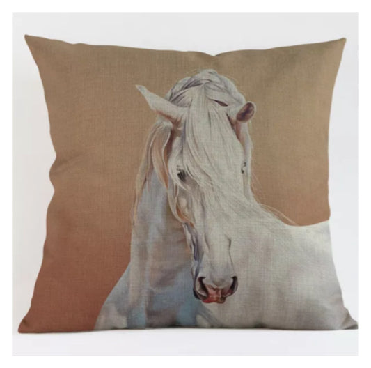 Cushion Cover Horse Country Farmhouse - The Renmy Store Homewares & Gifts 