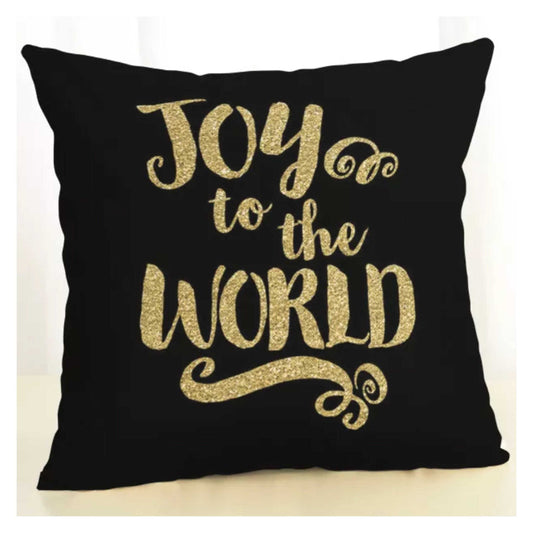 Cushion Pillow Joy To The World Christmas