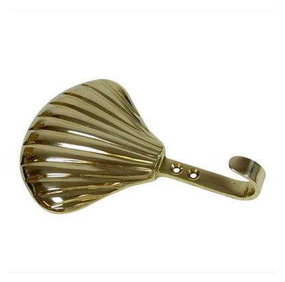 Hook Brass Shell Coastal Beach - The Renmy Store Homewares & Gifts 