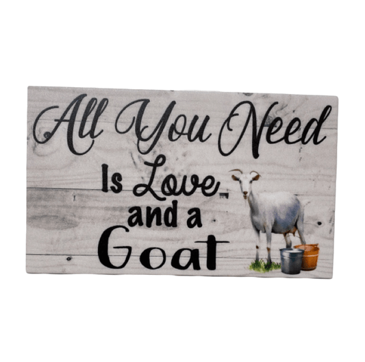 All You Need Is Love and a Goat Sign